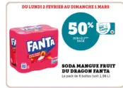 Offre: Soda mangue fruit du dragon