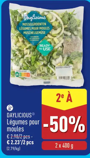 Offre: Légumes pour moules