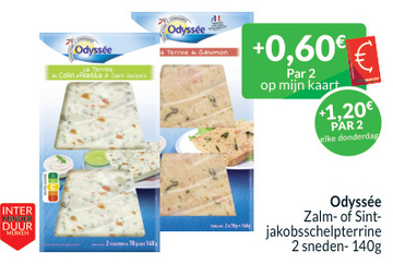 Aanbieding: Odyssée Zalm- of Sint-jakobsschelpterrine