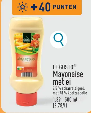 Promotie: Mayonaise met ei