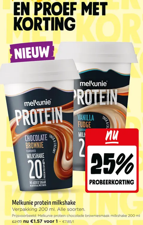Promotie: Melkunie protein milkshake