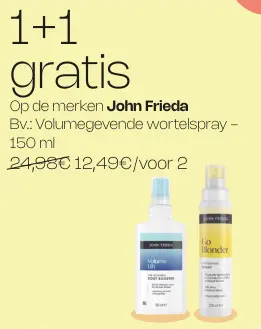 Promotie: Volumegevende wortelspray