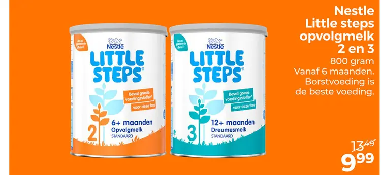 Aanbieding: Nestle Little steps opvolgmelk 2 en 3