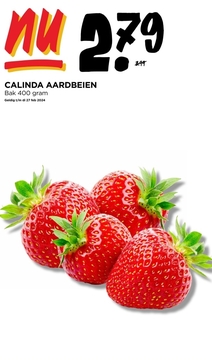 Aanbieding: Calinda aardbeien