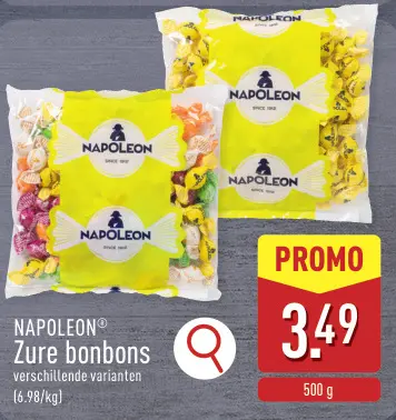 Promotie: Zure bonbons