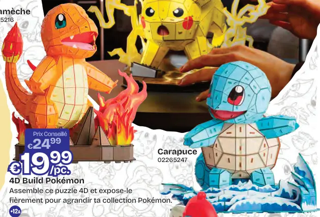 Offre: 4D Build Pokémon