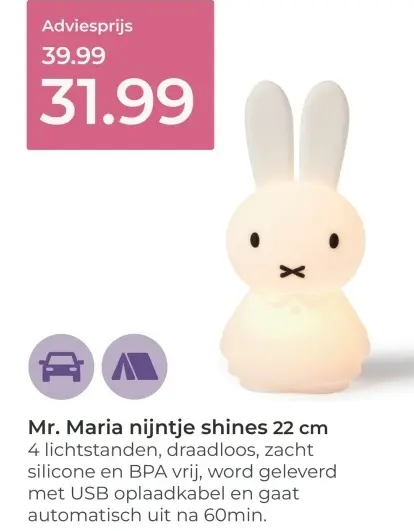 Aanbieding: Mr. Maria nijntje shines