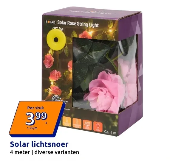 Aanbieding: Solar Rose String Light