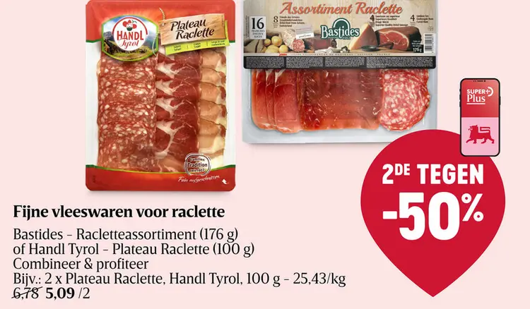 Promotie: Fijne vleeswaren voor raclette