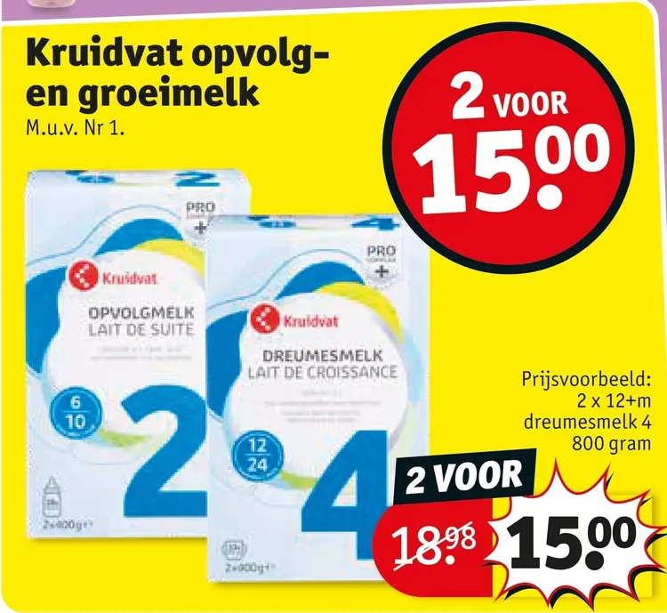Promotie: Opvolg- en groeimelk