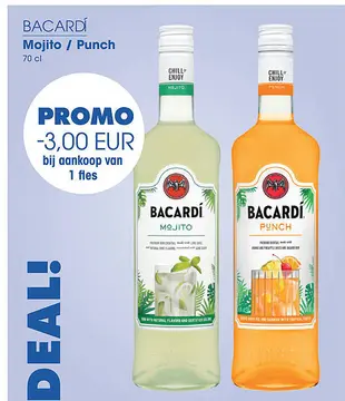 Aanbieding: Bacardi Mojito / Punch