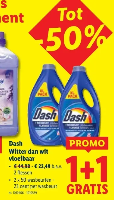 Promotie: Witter dan wit vloeibaar