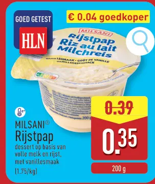 Promotie: Rijstpap