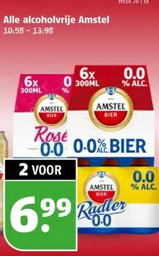 Aanbieding: Alle alcoholvrije Amstel