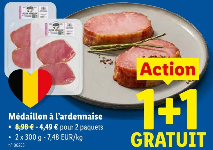 Offre: Médaillon à l'ardennaise
