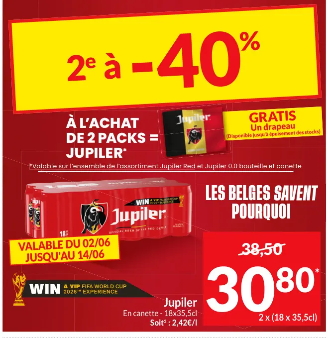 Offre: Jupiler
