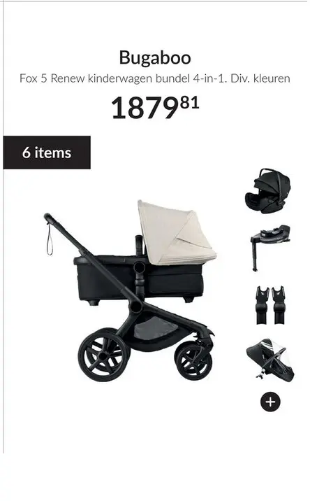 Aanbieding: Fox 5 Renew kinderwagen bundel