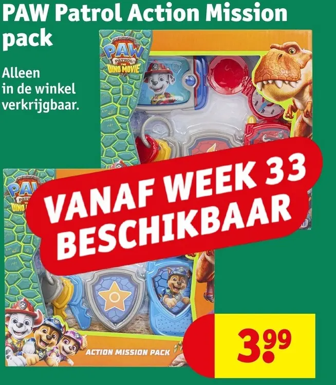 Aanbieding: PAW Patrol Action Mission pack