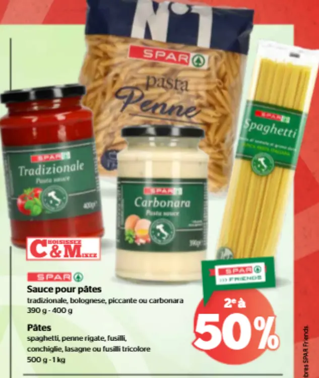 Offre: Sauce pour pâtes