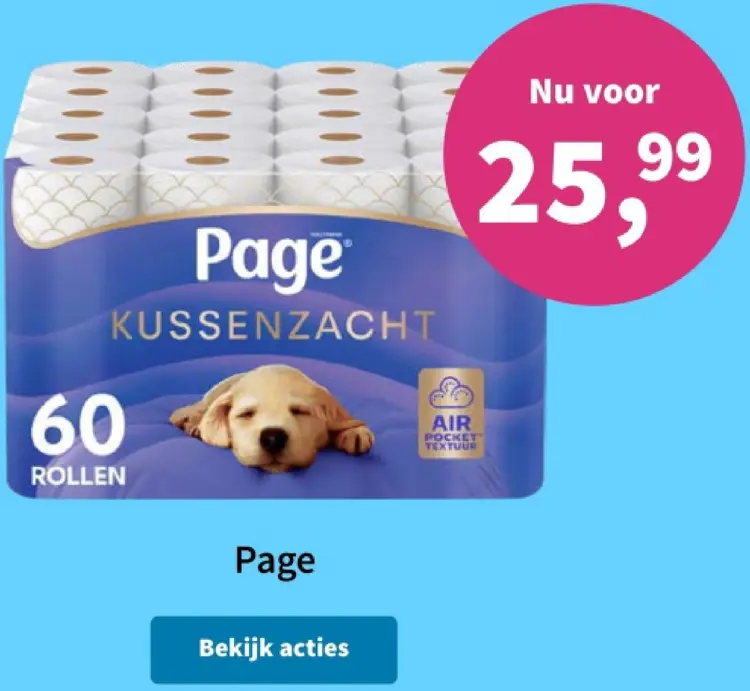 Promotie: Kussenzacht Toiletpapier