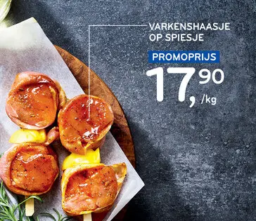 Promotie: Varkenshaasje op spiesje