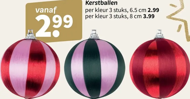 Promotie: Kerstballen