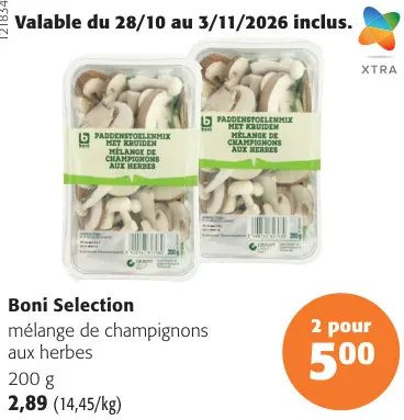 Offre: Mélange de champignons aux herbes