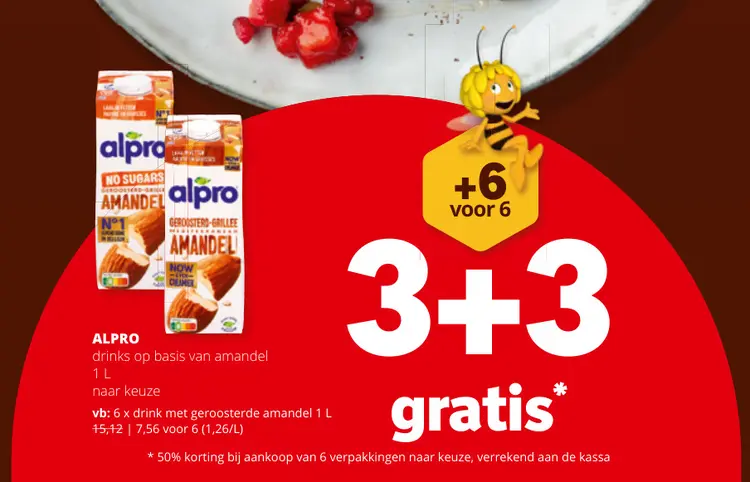 Promotie: Alpro drinks op basis van amandel