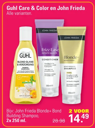 Aanbieding: Guhl Care & Color en John Frieda