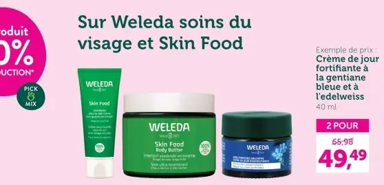 Offre: Crème de jour fortifiante à la gentiane bleue