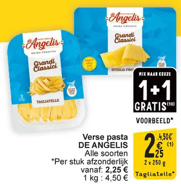 Aanbieding: Verse pasta DE ANGELIS