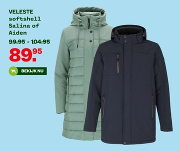 Aanbieding: VELESTE softshell Selina of Aiden