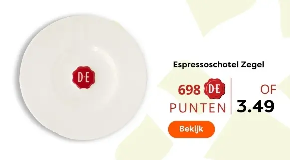 Aanbieding: Espressoschotel Zegel