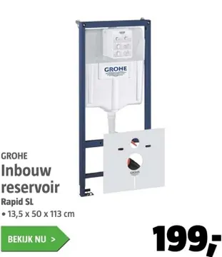 Aanbieding: Inbouw reservoir