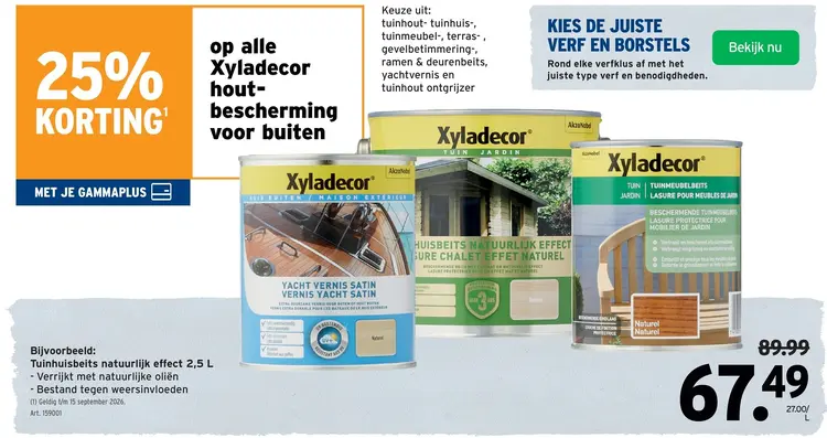 Promotie: Tuinhuisbeits natuurlijk effect