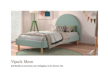 Aanbieding: Vipack Moon Bed - 90 x 200 cm