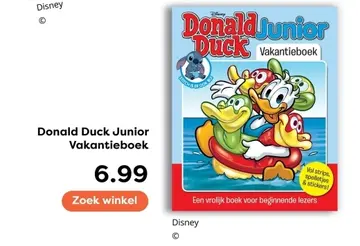 Aanbieding: Donald Duck Junior Vakantieboek
