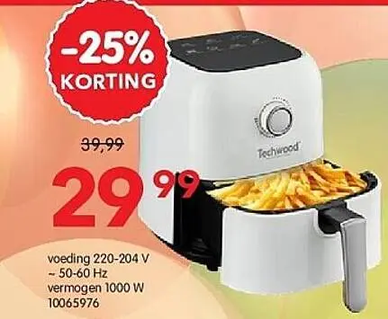 Promotie: Airfryer