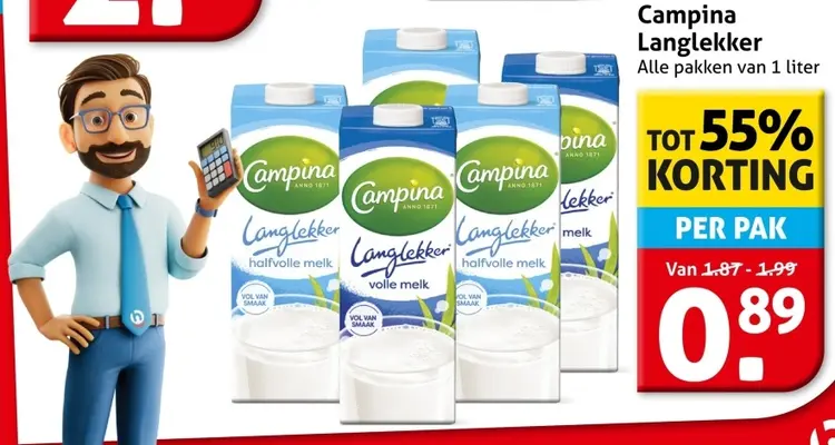 Aanbieding: Campina Langlekker