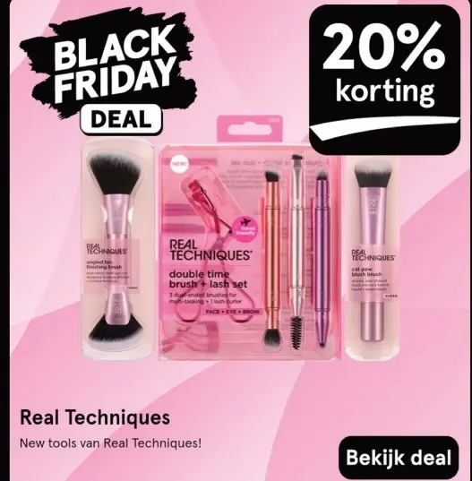 Aanbieding: Real Techniques Black Friday Deal