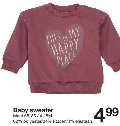 Aanbieding: Baby sweater