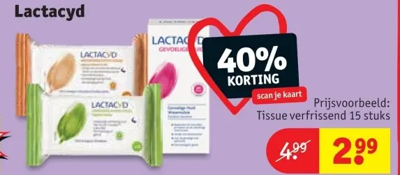 Aanbieding: Tissue verfrissend