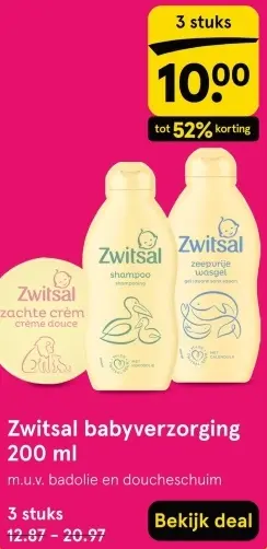 Aanbieding: Babyverzorging 200 ml