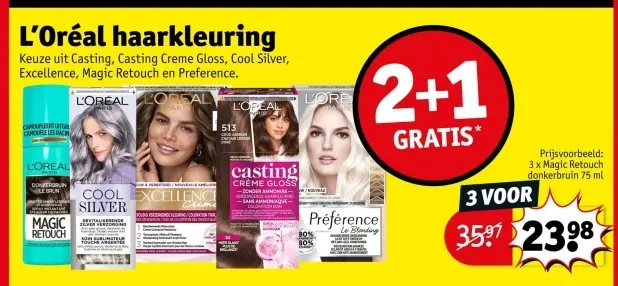 Promotie: L'Oréal haarkleuring