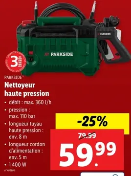Offre: Nettoyeur haute pression