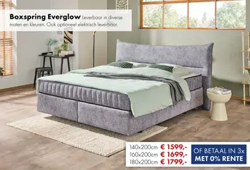 Aanbieding: Everglow boxspring
