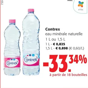 Offre: Contrex eau minérale naturelle