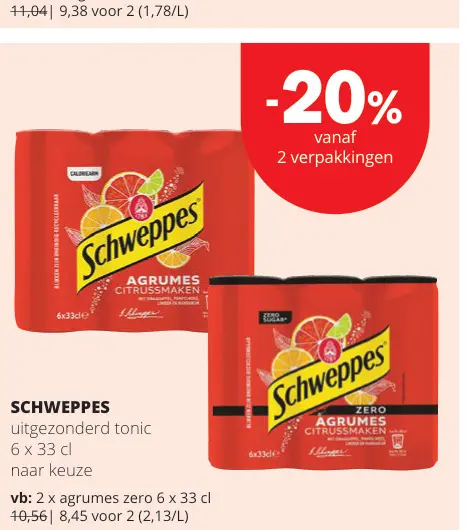 Promotie: Uitgezonderd tonic