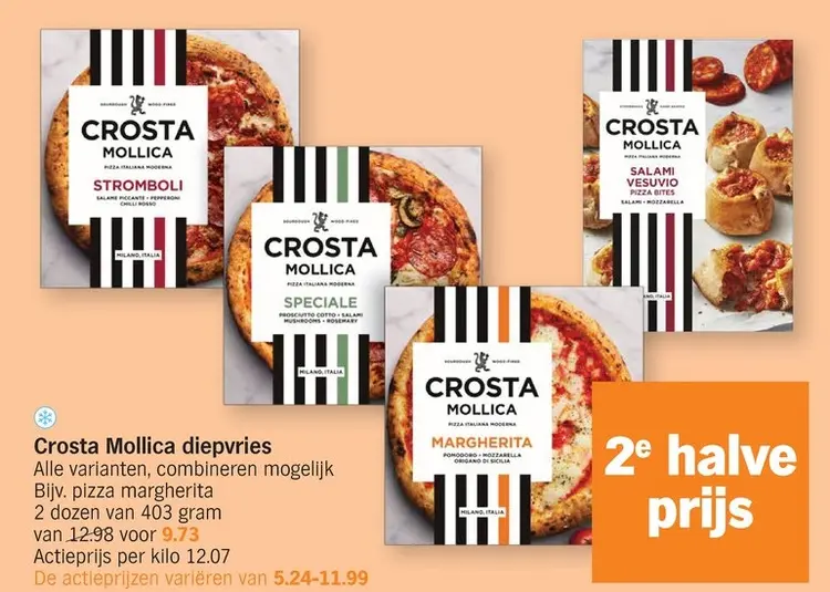 Promotie: Crosta Mollica diepvries