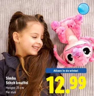 Aanbieding: Stitch knuffel